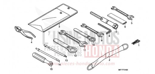 OUTILS XL700V9 de 2009